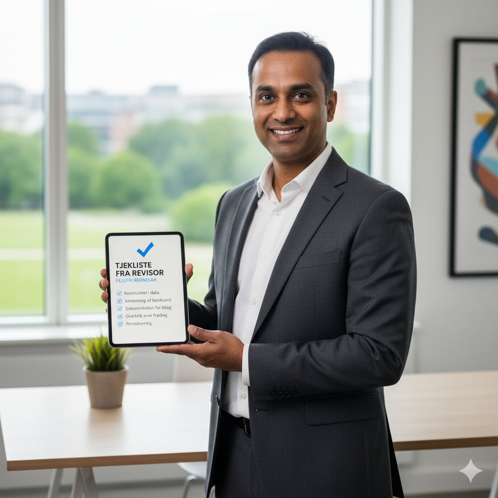 Tjekliste fra revisor til et fejlfrit regnskab